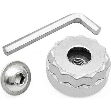 Adaptateur de tige multi-outils pour kit de conversion métal Starlock avec clé hexagonale et accessoires compatibles Starlock (1/4)