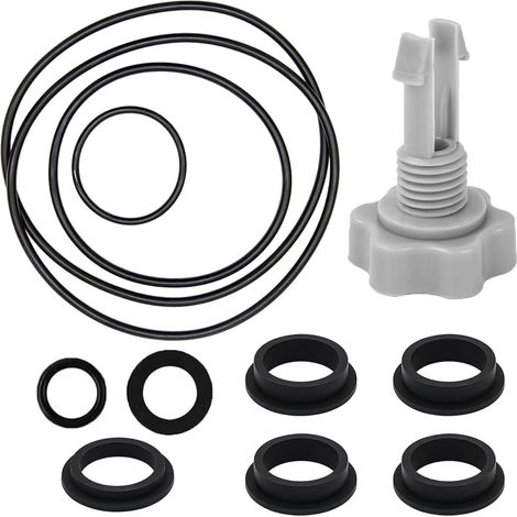 Parti di ricambio per filtri a sabbia per pompe a sabbia Intex, accessori per piscine Intex, guarnizioni per pompe a sabbia 25013, parti di ricambio tra cui 1 valvola di spurgo aria e (1/5)