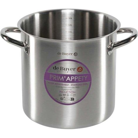 de Buyer PRIM'APPETY Marmitta Induzione 20cm Inox