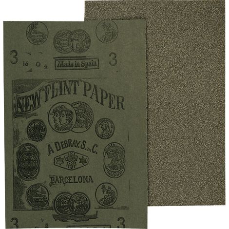 LIJA MADERA DEBRAY 6 (GRUESA) (HOJA PAPEL MEDALLAS) 230X280