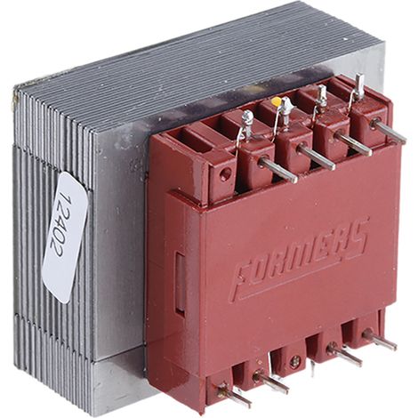 Transformateur pour circuit imprimé, Vin V c.a., Vout 12V c.a., 2 sorties, 3VA ( Prix pour 1 )