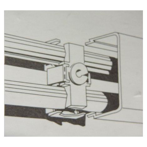 Support pour tubes sanitaires et frigorifique Ø 10 à 22mm dans goulotte VIACLIM PLANET WATTOHM 16754