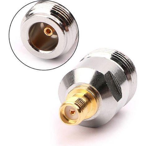 N-Typ Buchse auf Buchse SMA-Leitungsstecker Koaxial-Kupplungsadapter HF (1/5)