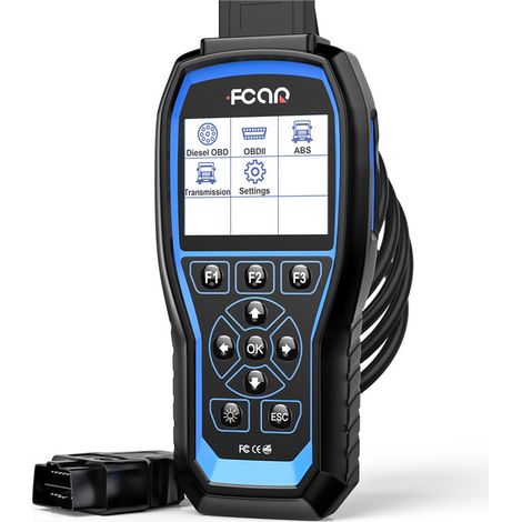 Scanner diagnostic FCAR F507 HD pour moteurs diesel poids lourd – Compatible camion, pick-up, excavatrice, tous systèmes ECU, lecture effacement défauts, données en temps réel 12/24V (1/5)