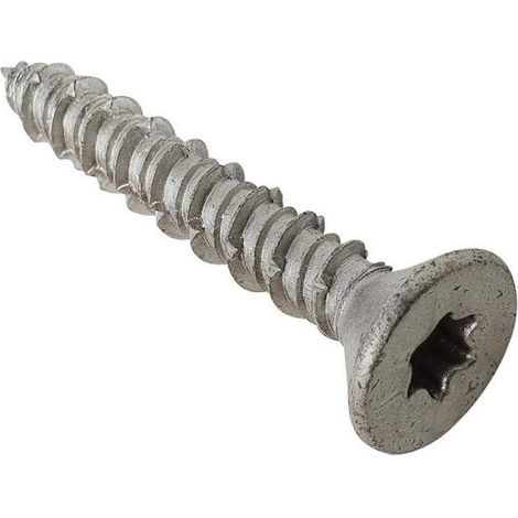 ForgeFix TFMSCT6345 TechFast Masonry Screw TORX Compatible CSK 6.3 x 45mm (Box 100) FORTFMC6345