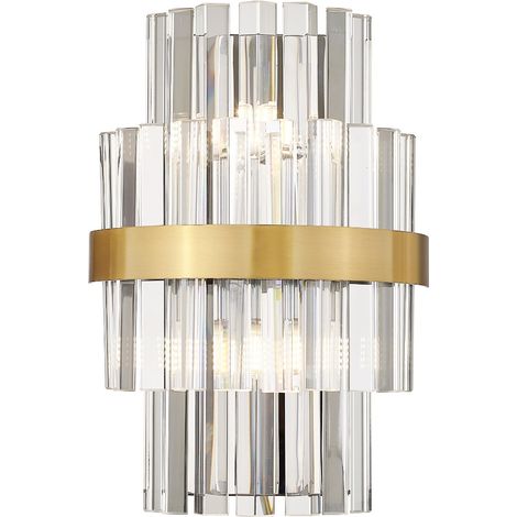 Applique verre transparent Constantinople 2xG9 28W Zuma Line (1/2)