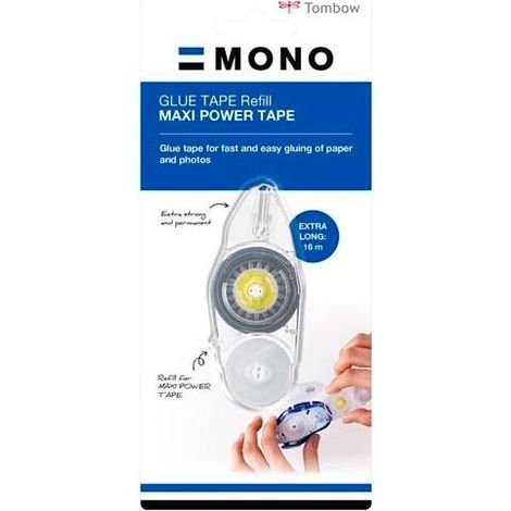 Tombow maxi power recambio para cinta adhesiva permanente 84mm x 16m blister