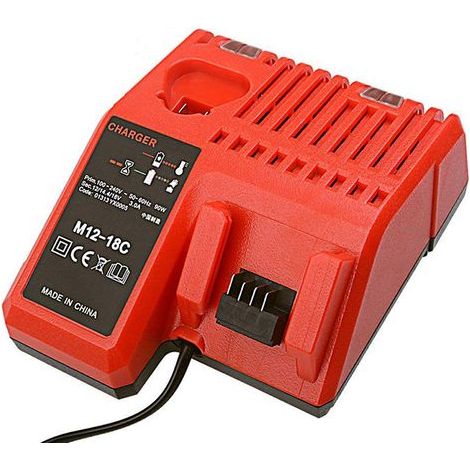 Ladegerät für Lithium-Ionen-Akkus (12 V, 14,4 V, 18 V, C1418C, 48-11-1815/1828/1840, M18/14/12) (1/5)