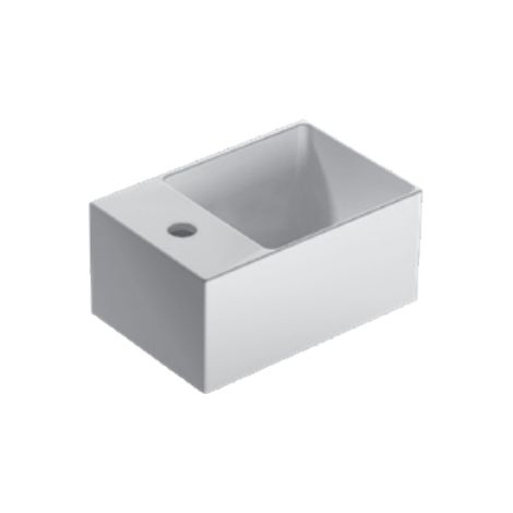 Lavabo en céramique 30x20 cm Globo T-EDGE Le Lastre B6R31BI  Blanc - Céramique