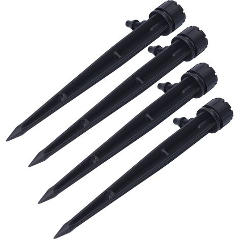 50 pièces d'arroseurs goutteurs ajustables à 360 degrés pour tuyaux 4/7 mm, système d'irrigation de jardin avec 8 trous (1/5)