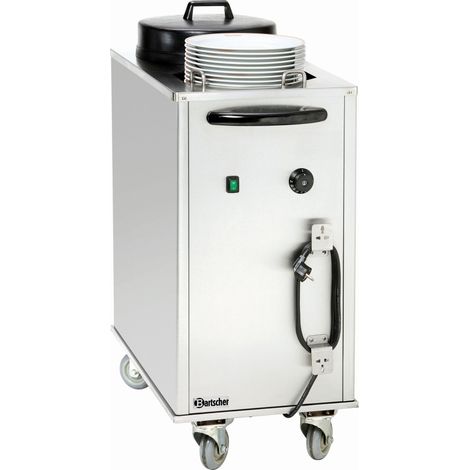 Chariot Chauffe Assiette - 2x50 assiettes - 2,0 kW - Bartscher