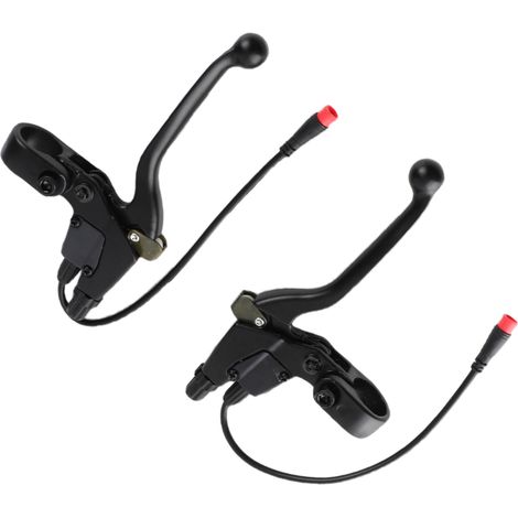 Ensemble de leviers de frein gauche et droit (1 paire) pour trottinette électrique M4 M4 PRO 10 pouces, avec connecteur étanche à 2 broches. (1/5)