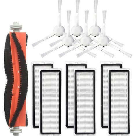 13-teiliges Set Haupt- und Seitenbürsten-HEPA-Filter für Xiaomi Mijia B101cn Wischmopp (1/4)