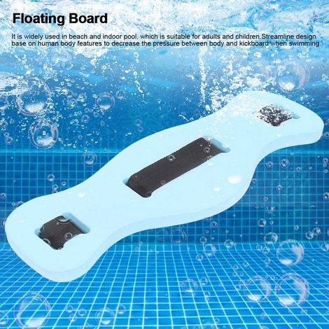 Planche de natation EVA légère de couleur bleue Plaque flottante pour le dos Flottaison pour la taille Planche d'entraînement pour adulte et enfant (1/5)