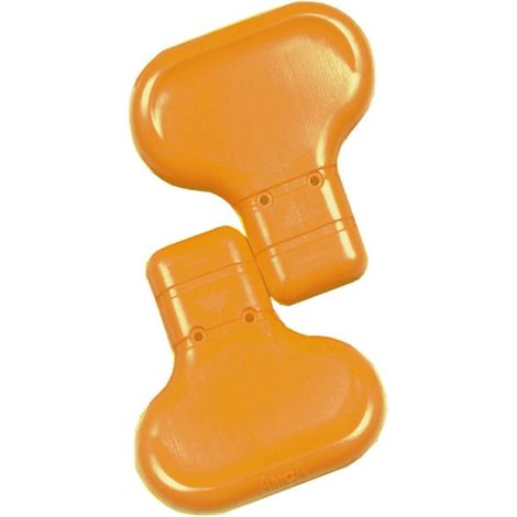 Trigano – Sièges de remplacement pour face à face – Plastique robuste – Couleur orange – Protection anti-UV – Lot de 2 avec visserie incluse