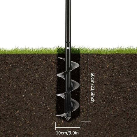 Gartenbohrer-Set, Erdbohrer mit rutschfestem Griff (1/5)