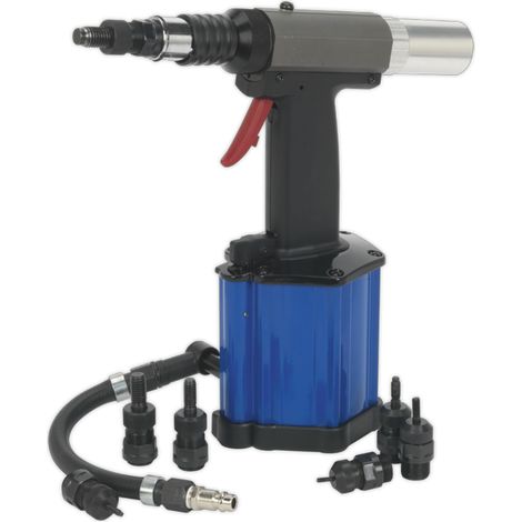 Sealey Air Hydraulic Nut Riveter Heavy Duty Vacuum System Sizes M3 To M12 SA317 (1/3)