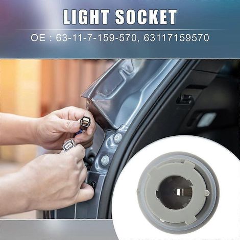 Douille P21W pour ampoule de voiture (compatible avec BMW 335i, 335xi, 328i, E90 et E91). (1/4)