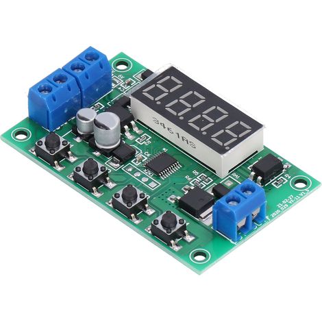 Relaismodul mit 32 Funktionen: Sicherer und zuverlässiger digitaler Verzögerungstimer-Steuerschalter für Gleichstrommotoren (1/5)