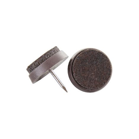 SC SOTTOSEDIA FELTRO+CHIODO 22 MM MARRONE 8 PZ- 5,0 pz