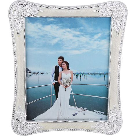 Cadre photo de mariage de 25 cm, cadre photo de table, décoration intérieure, cadeau d'anniversaire (1/5)