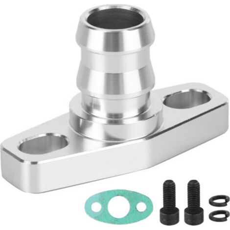 Qiilu turbo oil drain flange Joint de de sortie de vidange d'huile de turbocompresseur Kit de de vidange d'huile Turbo pour T3 T4 T3 / T4 T60 T70 T61 T04B T04E T04S.
