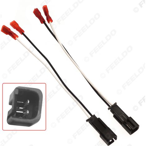 Compatible avec les câbles d'enceintes universels GM de 1996, les adaptateurs de câblage pour haut-parleurs de voiture et les câbles adaptateurs de faisceau de câbles.