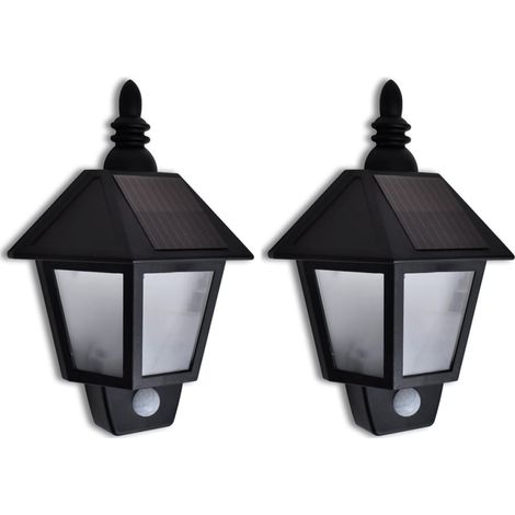 Applique murale, Lampe Murale moderne, Luminaire Applique solaire avec capteur de mouvement 2 pcs LKOWF77374 (1/5)