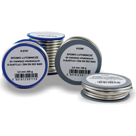 Weichlötzinn für Kupferinstallationen 2,5 50G - H/AG-1030007