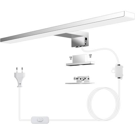 Mirror Light 40cm IP44 Stainless Steel Plastic Bathroom Toilet (1/5)