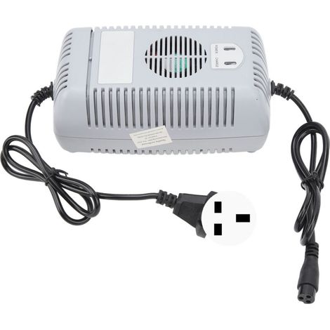 Chargeur de batterie lithium 48V pour trottinette et vélo électrique, prise UK 110-220V