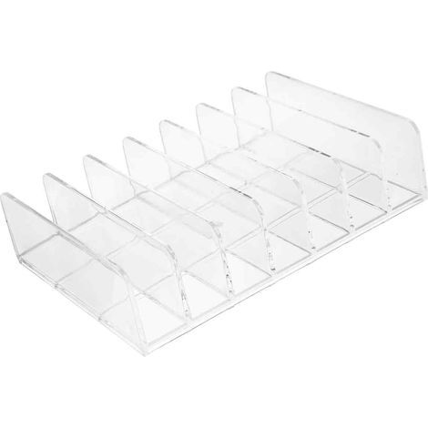 Boîte acrylique transparente pour rangement jusqu’à 14 boîtiers CD standards, organisation claire (1/5)