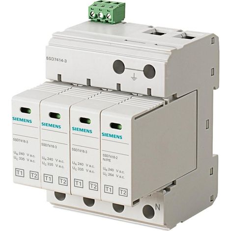 Siemens 5SD74143 Protección contra sobretensiones 50 kA
