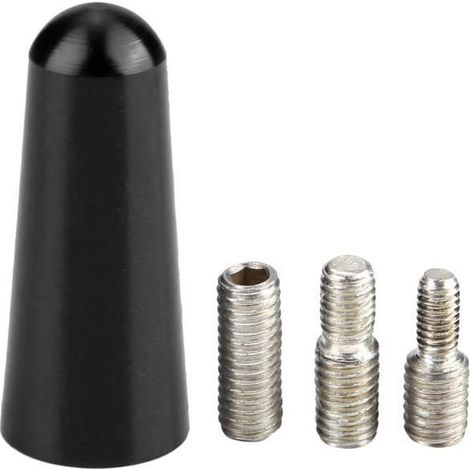ARAMOX antenne de 3 cm Adaptateur d\'antenne de tige courte de toit de voiture d\'alliage d\'aluminium de 3cm Sfor Honda Chevrolet (1/4)