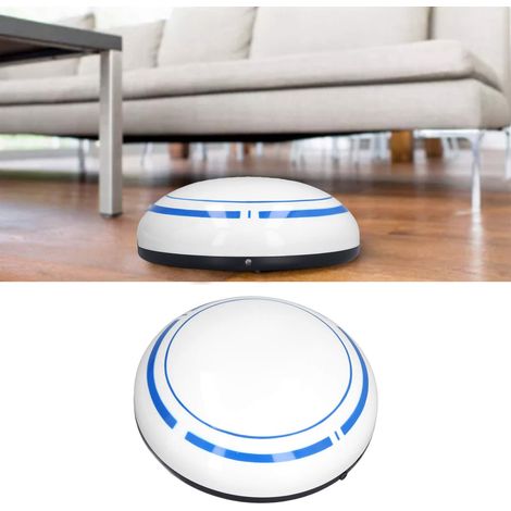 Aspirateur Robot Automatique Intelligent ABS Diamètre 19cm Bleu et Blanc 404g 1500mAh 1 Robot + USB + Manuel Anglais (1/5)