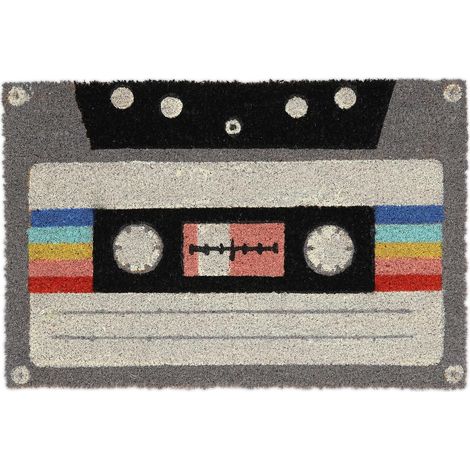 Paillasson Coco 60x40 cm, Tapis, Motif Cassette, antidérapant, résistant, intérieur, extérieur, Multicolore (1/5)