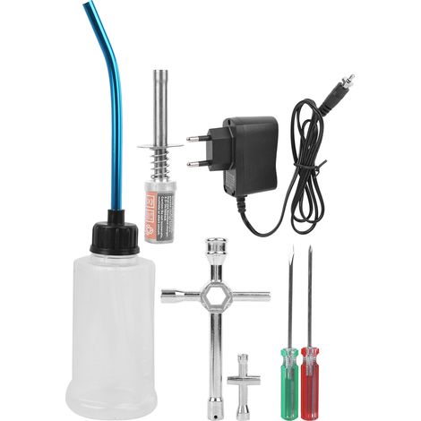 Kit de Démarrage pour Voiture Télécommandée, Allumeur pour Modèles HSP 80141, Compatible 1/8 et 1/10, Alimentation 110‑240V EU (1/5)