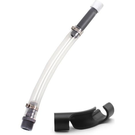 1 - Tuyau De Remplissage - Bidon D'essence - Compatible VP Racing 5,5 Gallons - Transfert Rapide Sans Fuite - Pour Course Et Garage - Transparent - 36,5cm (1/4)