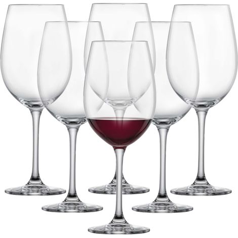 Verres à vin rouge Classico (lot de 6), verres à bourgogne classiques pour le vin rouge, verres en cristal résistant au lave-vaisselle, fabriqué en Allemagne (art. n° 123651) (1/5)