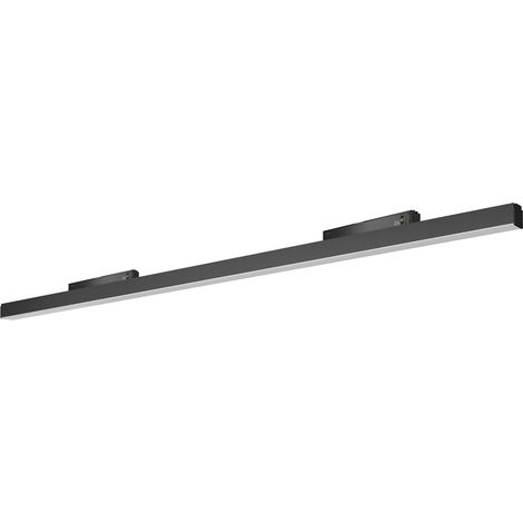 Proyector carril 48V CRETE2 LED SMD 25.20W 2638lm CRI90 2700K 115º Negro (1/5)