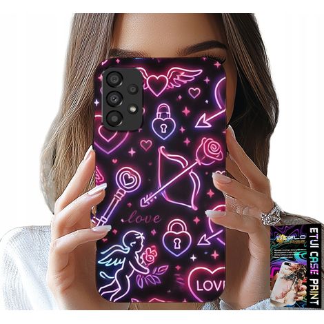 Custodia per Samsung Galaxy A33 5G - Custodia per San Valentino, LOOT, Cupido, cuori (1/5)