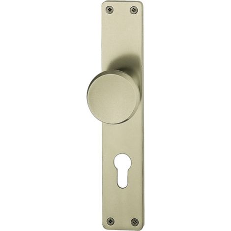 HOPPE placa larga con pomo 54/202 Aluminio F2 PZ - 6710586 (1/4)