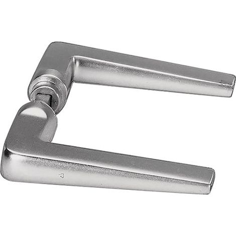 AMF Plaque de poignée de porte 465L LM F1/boîtiers de serrure naturels VK 8mm - 15438 (1/3)