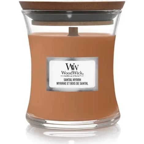 CANDELA CLESSIDRA MEDIA MEDIUM HOURGLASS SANTAL MYRRH WOODWICK (1/4)