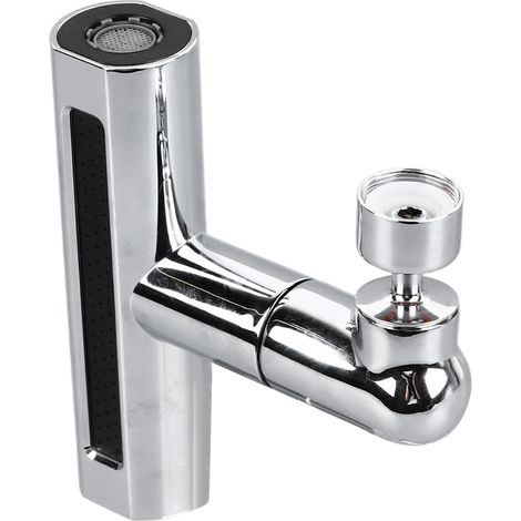 Rallonge de robinet universelle cascade cuivre et ABS anti-éclaboussure pour lavabo salle de bain (1/5)