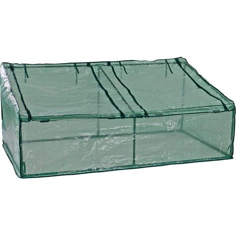 Universal Folienfrühbeet Frühbeet Gewächshaus Treibhaus Folie Beet 182x95x75 cm (1/5)