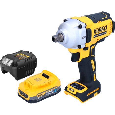 DeWalt DCF 892 E1 Clé à choc 18 V 812 Nm 1/2'' Brushless + 1x batterie Powerstack 1,7 Ah + chargeur (1/5)