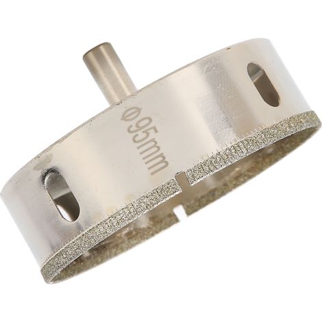 Foret diamanté de 95 mm pour scie cloche, céramique, porcelaine, verre, marbre, granit et quartz. (1/5)