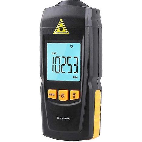 Tachymètre laser numérique portable GM8905, plage de mesure : 2,5 à 99 999 tr/min (1/4)