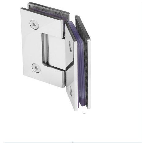 Charnière de meuble, charnière de porte en verre, clip de salle de bain en acier inoxydable 304 (projet de moulage de précision à 135° + lumière vive) (1/4)